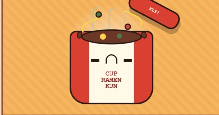 カップラーメンくんのゲーム画面