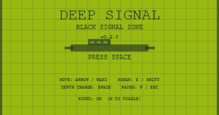 DEEP SIGNAL のゲーム画面